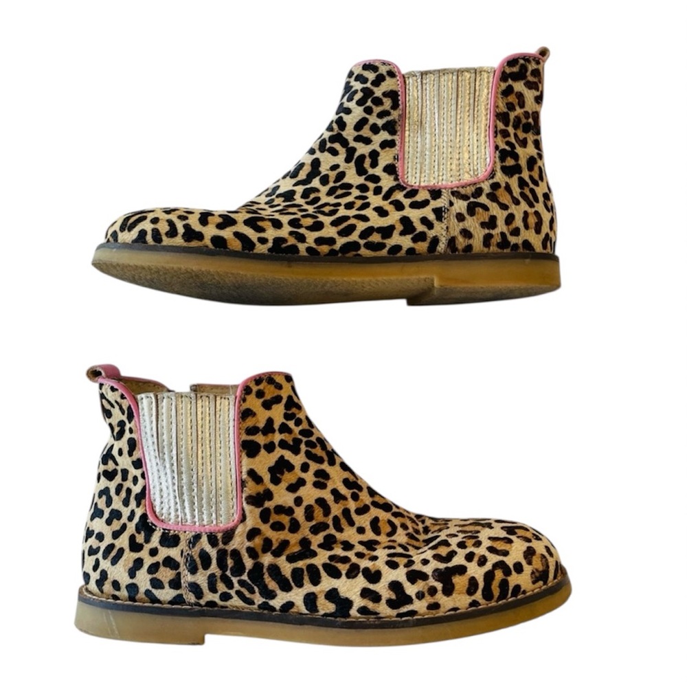 Mini Boden Bold Leopard Metallic, Sz 36/US 4, Back to School, Fall, Autumn, EUC